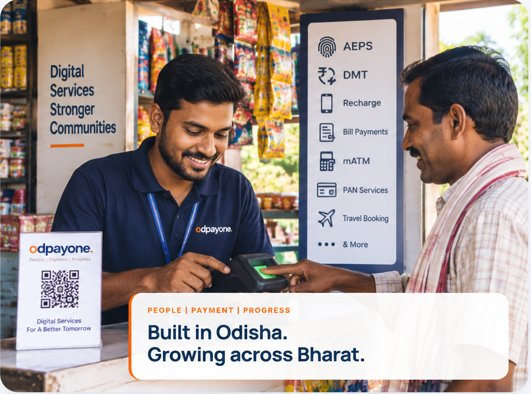odpayone partner assisting a customer with digital services